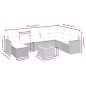 vidaXL Set de muebles de jardín 9 pzas y cojines ratán sintético gris vidaXL Set de muebles de jardín 9 pzas y cojines ratán sintético gris