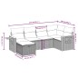 vidaXL Juego de sofás jardín con cojines 6 pzas ratán sintético beige vidaXL Juego de sofás jardín con cojines 6 pzas ratán sintético beige