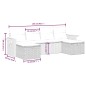 vidaXL Set de sofás de jardín 6 piezas y cojines ratán sintético negro vidaXL Set de sofás de jardín 6 piezas y cojines ratán sintético negro
