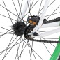 vidaXL Bicicleta de piñón fijo blanco y verde 700c 51 cm vidaXL Bicicleta de piñón fijo blanco y verde 700c 51 cm