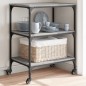 vidaXL Carrito de cocina madera de ingeniería gris Sonoma 60x41x76 cm vidaXL Carrito de cocina madera de ingeniería gris Sonoma 60x41x76 cm