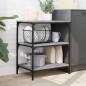 vidaXL Carrito de cocina madera de ingeniería gris Sonoma 60x41x76 cm vidaXL Carrito de cocina madera de ingeniería gris Sonoma 60x41x76 cm