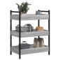 vidaXL Carrito de cocina madera de ingeniería gris Sonoma 50x30x70 cm vidaXL Carrito de cocina madera de ingeniería gris Sonoma 50x30x70 cm