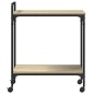 vidaXL Carrito de cocina madera ingeniería roble Sonoma 60,5x31x72,5cm vidaXL Carrito de cocina madera ingeniería roble Sonoma 60,5x31x72,5cm