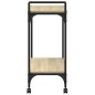 vidaXL Carrito de cocina madera ingeniería roble Sonoma 60,5x31x72,5cm vidaXL Carrito de cocina madera ingeniería roble Sonoma 60,5x31x72,5cm