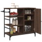 vidaXL Carrito de cocina de madera marrón roble 87,5x38,5x84,5 cm vidaXL Carrito de cocina de madera marrón roble 87,5x38,5x84,5 cm