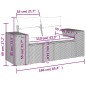 vidaXL Set de sofás de jardín 11 pzas y cojines ratán sintético gris vidaXL Set de sofás de jardín 11 pzas y cojines ratán sintético gris