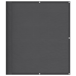vidaXL Pantalla de balcón 100% poliéster Oxford antracita 120x1000 cm