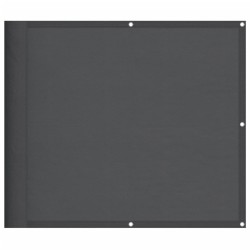 vidaXL Pantalla de balcón 100% poliéster Oxford antracita 90x1000 cm