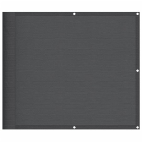 vidaXL Pantalla de balcón 100% poliéster Oxford antracita 90x1000 cm