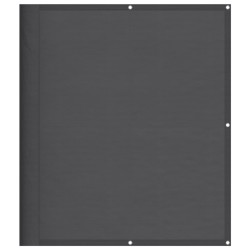 vidaXL Pantalla de balcón 100% poliéster Oxford antracita 120x700 cm