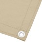 vidaXL Pantalla de balcón 100% poliéster Oxford beige 75x800 cm vidaXL Pantalla de balcón 100% poliéster Oxford beige 75x800 cm