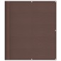 vidaXL Pantalla de balcón 100% poliéster Oxford marrón 120x1000 cm vidaXL Pantalla de balcón 100% poliéster Oxford marrón 120x1000 cm