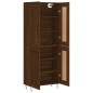 vidaXL Aparador alto madera contrachapada marrón roble 69,5x34x180 cm vidaXL Aparador alto madera contrachapada marrón roble 69,5x34x180 cm