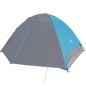 vidaXL Tienda de campaña 6 personas tafetán 190T azul 348x340x190 cm