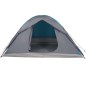vidaXL Tienda de campaña 6 personas tafetán 190T azul 348x340x190 cm