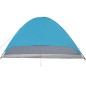 vidaXL Tienda de campaña 6 personas tafetán 190T azul 348x340x190 cm
