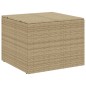 vidaXL Caja de almacenaje de jardín ratán sintético beige mezcla 291L vidaXL Caja de almacenaje de jardín ratán sintético beige mezcla 291L
