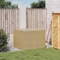 vidaXL Caja de almacenaje de jardín ratán sintético beige mezcla 291L vidaXL Caja de almacenaje de jardín ratán sintético beige mezcla 291L