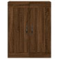 vidaXL Aparador alto madera contrachapada marrón roble 69,5x34x180 cm vidaXL Aparador alto madera contrachapada marrón roble 69,5x34x180 cm