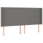 vidaXL Cama box spring colchón y luces LED tela gris oscuro 180x200 cm vidaXL Cama box spring colchón y luces LED tela gris oscuro 180x200 cm