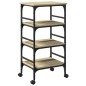 vidaXL Carrito de cocina madera ingeniería roble Sonoma 45x35x89,5 cm vidaXL Carrito de cocina madera ingeniería roble Sonoma 45x35x89,5 cm