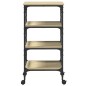 vidaXL Carrito de cocina madera ingeniería roble Sonoma 45x35x89,5 cm vidaXL Carrito de cocina madera ingeniería roble Sonoma 45x35x89,5 cm