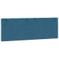 vidaXL Cabecero de cama acolchado terciopelo azul 120 cm