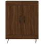 vidaXL Aparador alto madera contrachapada marrón roble 69,5x34x180 cm vidaXL Aparador alto madera contrachapada marrón roble 69,5x34x180 cm
