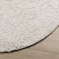 vidaXL Alfombra de pelo largo moderna crema Ø 280 cm vidaXL Alfombra de pelo largo moderna crema Ø 280 cm