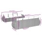 vidaXL Set de sofás de jardín 9 pzas con cojines ratán sintético beige vidaXL Set de sofás de jardín 9 pzas con cojines ratán sintético beige