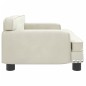 vidaXL Cama para perros de terciopelo crema 70x45x30 cm vidaXL Cama para perros de terciopelo crema 70x45x30 cm