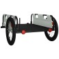 vidaXL Remolque para bicicletas hierro y tela Oxford gris vidaXL Remolque para bicicletas hierro y tela Oxford gris