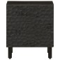 vidaXL Mesitas de noche 2 uds madera maciza de mango negro 40x33x46 cm vidaXL Mesitas de noche 2 uds madera maciza de mango negro 40x33x46 cm