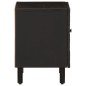 vidaXL Mesitas de noche 2 uds madera maciza de mango negro 40x33x46 cm vidaXL Mesitas de noche 2 uds madera maciza de mango negro 40x33x46 cm