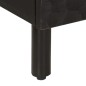 vidaXL Mesitas de noche 2 uds madera maciza de mango negro 40x33x46 cm vidaXL Mesitas de noche 2 uds madera maciza de mango negro 40x33x46 cm