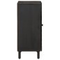 vidaXL Aparador madera maciza de mango negro 60x33x75 cm vidaXL Aparador madera maciza de mango negro 60x33x75 cm