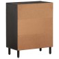 vidaXL Aparador madera maciza de mango negro 60x33x75 cm vidaXL Aparador madera maciza de mango negro 60x33x75 cm