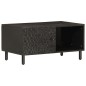 vidaXL Mesa de centro madera maciza de mango negra 80x50x40 cm vidaXL Mesa de centro madera maciza de mango negra 80x50x40 cm
