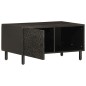 vidaXL Mesa de centro madera maciza de mango negra 80x50x40 cm vidaXL Mesa de centro madera maciza de mango negra 80x50x40 cm