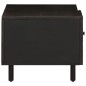 vidaXL Mesa de centro madera maciza de mango negra 80x50x40 cm vidaXL Mesa de centro madera maciza de mango negra 80x50x40 cm