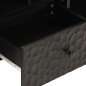 vidaXL Mueble de TV madera maciza de mango negro 100x33x46 cm