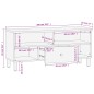 vidaXL Mueble de TV madera maciza de mango negro 100x33x46 cm