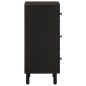 vidaXL Aparador madera maciza de mango negro 40x33x75 cm vidaXL Aparador madera maciza de mango negro 40x33x75 cm