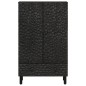 vidaXL Aparador alto madera maciza de mango negro 60x33x100 cm vidaXL Aparador alto madera maciza de mango negro 60x33x100 cm