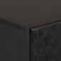 vidaXL Aparador alto madera maciza de mango negro 60x33x100 cm vidaXL Aparador alto madera maciza de mango negro 60x33x100 cm
