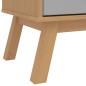 vidaXL Cómoda de cajones OLDEN madera maciza de pino gris y marrón vidaXL Cómoda de cajones OLDEN madera maciza de pino gris y marrón