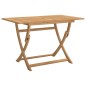 vidaXL Mesa de jardín plegable madera maciza de acacia 120x70x75 cm vidaXL Mesa de jardín plegable madera maciza de acacia 120x70x75 cm