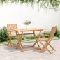 vidaXL Mesa de jardín plegable madera maciza de acacia 120x70x75 cm vidaXL Mesa de jardín plegable madera maciza de acacia 120x70x75 cm