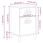vidaXL Mesita de noche VIKEN madera maciza de pino blanca vidaXL Mesita de noche VIKEN madera maciza de pino blanca